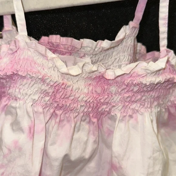 ZARA GIRLS PINK TIE DYE TOP - Picture 4 of 6
